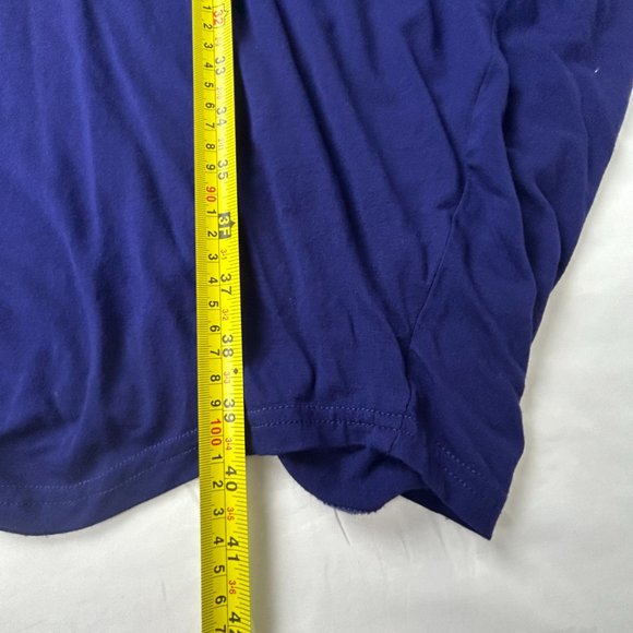 Creation Midi Dress Women Large Purple 3/4 Sleeve‎ Balloon Hem Scoop Neck - Picture 14 of 16